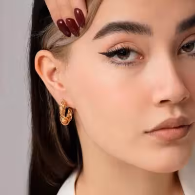 گوشواره مجلسی و فوق لوکس مارک YSX بالا کد 844..