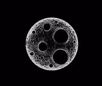 دیوارکوب ماه فایبرگلاس