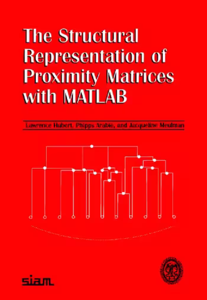 خرید و دانلود نسخه کامل کتاب The structural representation of proximity matrices with MATLAB