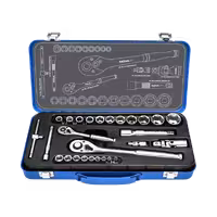 جعبه بکس 1/2 و 1/4 اینچ 27 پارچه نووا مدل 6682