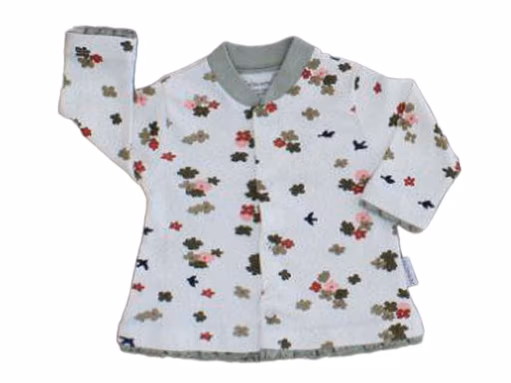 بلوز مانتویی نوزادی دخترانه طرح سولین به آوران behavaran