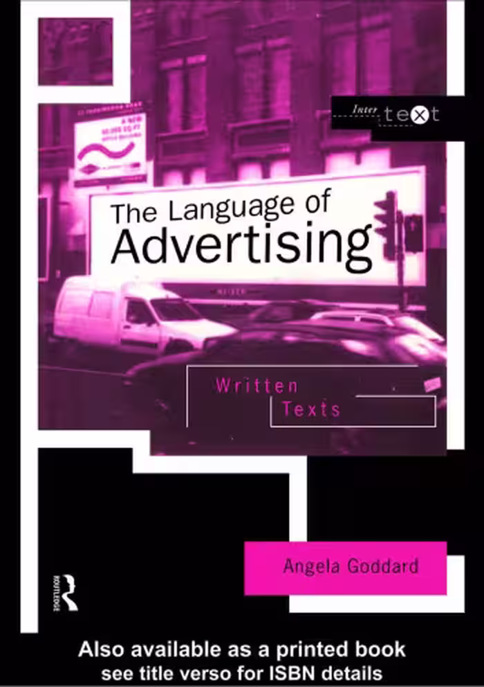 خرید و دانلود نسخه کامل کتاب The Language of Advertising (Intertext Series)