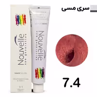 رنگ مو نوول قهوه ای متوسط مسی شماره 7.4