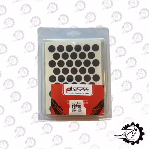 گل پیچ (پولکی) مشکی براق