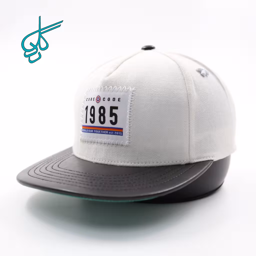 خرید کلاه نقابدار بیسبالی كتان اسنپ بك تكه دوزي 1985 سفید کد 2815715 - ردگل