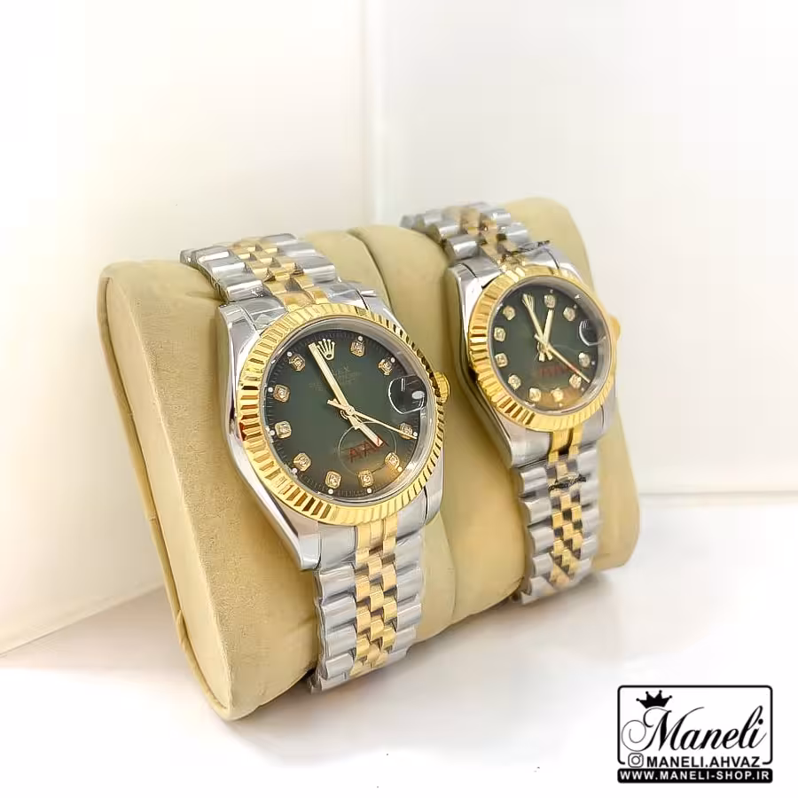 ست ساعت رولکس صفحه سبز 14010911