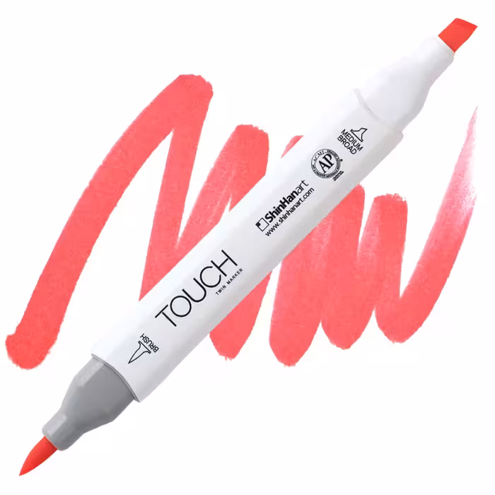 ماژیک طراحی دو سر تاچ (بدنه سفید) کد F121