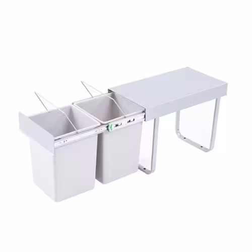 سطل زباله دو مخزن کوچک 24 لیتری آدلان