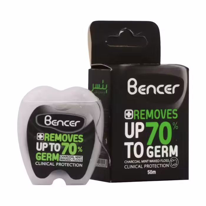 نخ دندان ذغالی بنسر 50 متر