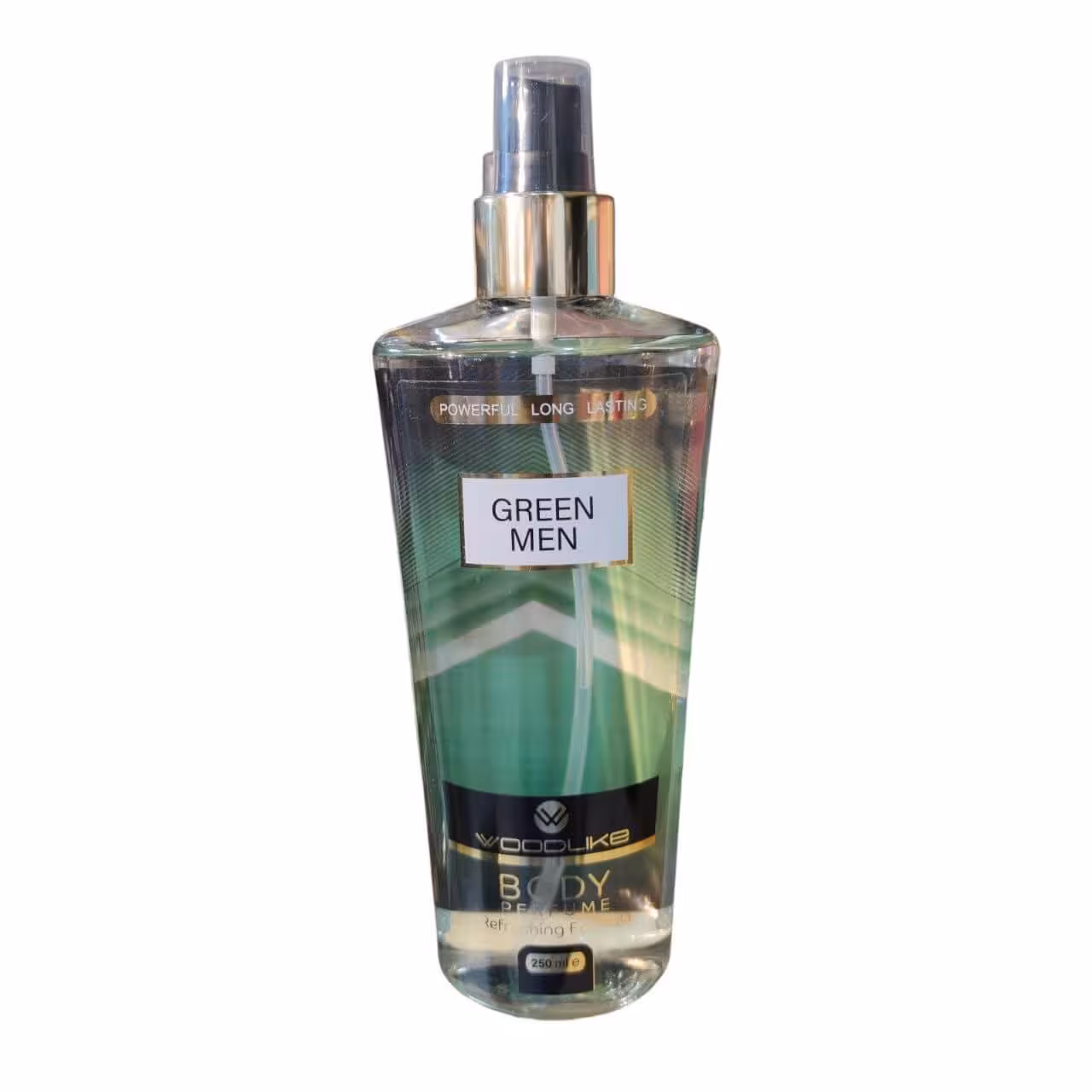 بادی اسپلش مردانه وود لایک مدل گرین Green Men حجم 250 میلی لیتر