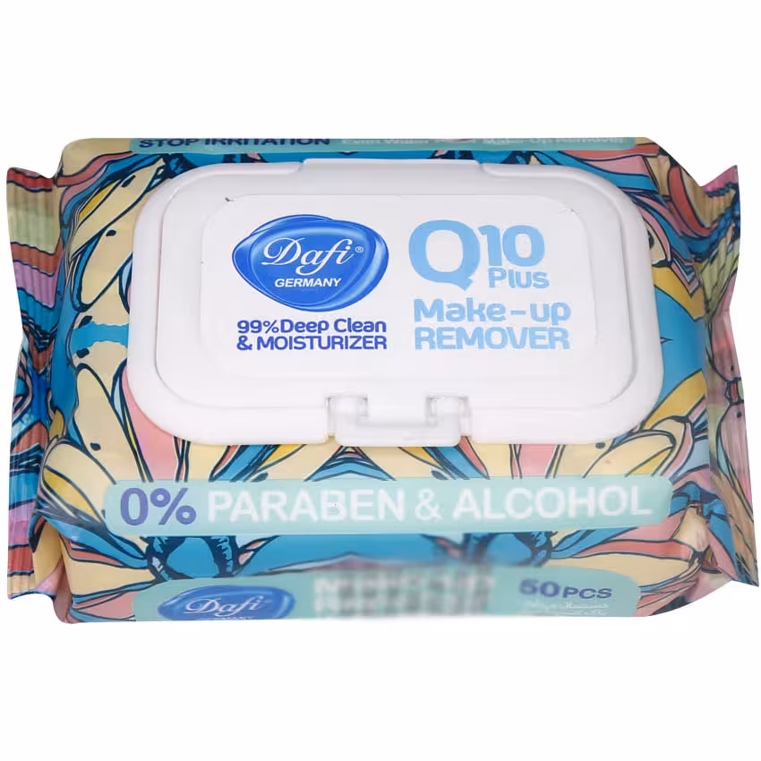 دستمال مرطوب پاک کننده آرایش چشم و صورت دافی