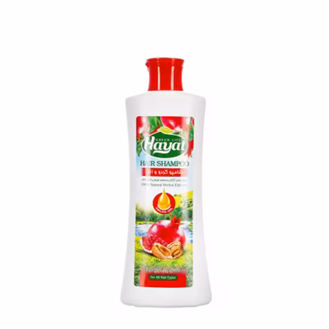 شامپو موی گردو و انار حیات 400 میلی لیتری