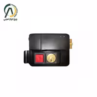 قفل حیاطی برقی داخل بازشو کلید شیاردار-دوپله تسا مدل 7072