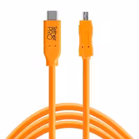 کابل TetherPro CUC2615-ORG USB-C to 2.0 Mini-B 8-Pin Cable