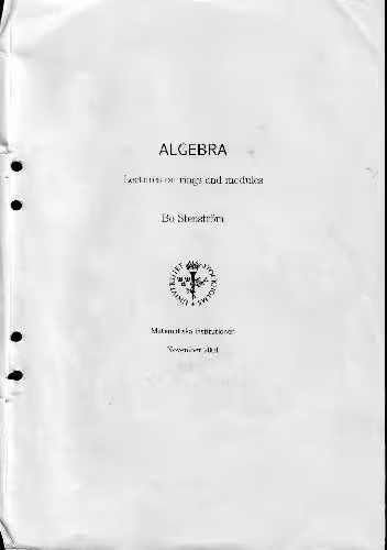 خرید و دانلود نسخه کامل کتاب Lectures on Rings and Modules