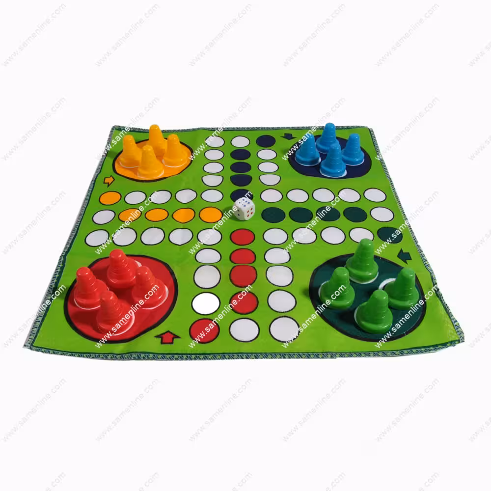 بازی منچ و مار و پله پارچه ای