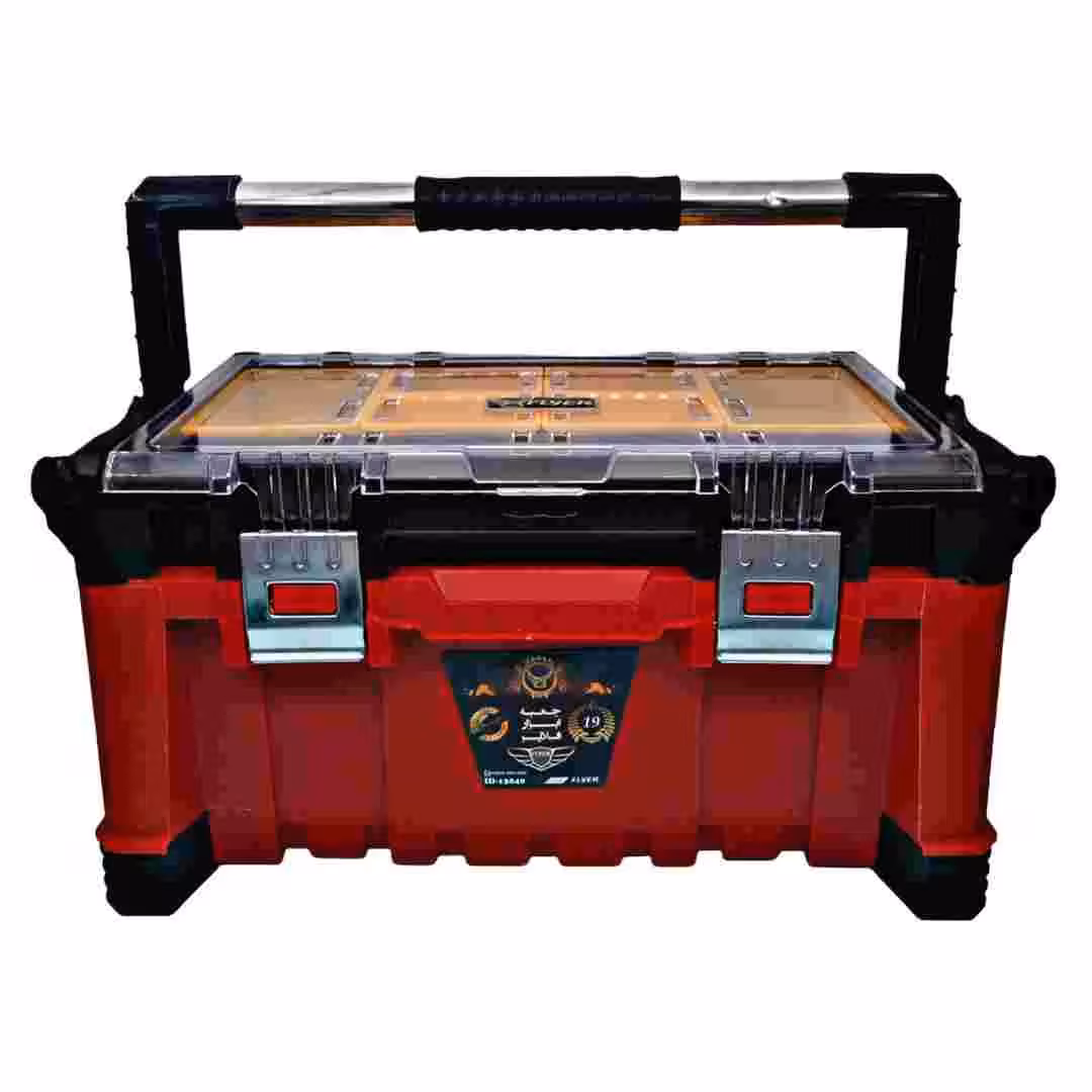 جعبه ابزار 19 اینچ پلاستیکی حرفه ای فلایر