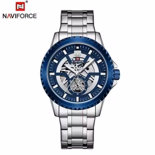 ساعت مردانه ناوی فورس بدن نقره ای
