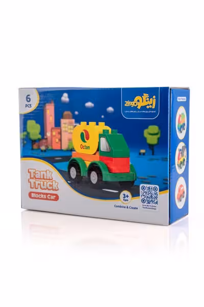 اسباب بازی زینگو مدل تانکر سازه ای