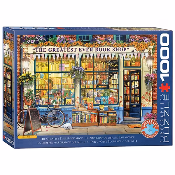 پازل 1000 تکه یوروگرافیکس Eurographics طرح بزرگترین کتابفروشی جهان