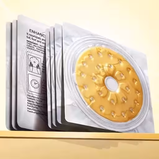 ماسک سینه ورقه ای طلایی سادور