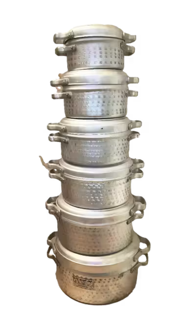 سرویس قابلمه 12 پارچه عربی چکشی(کماج)