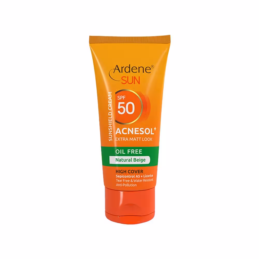 کرم ضد آفتاب آکنه سل آردن SPF50 مناسب پوست چرب 50 گرم