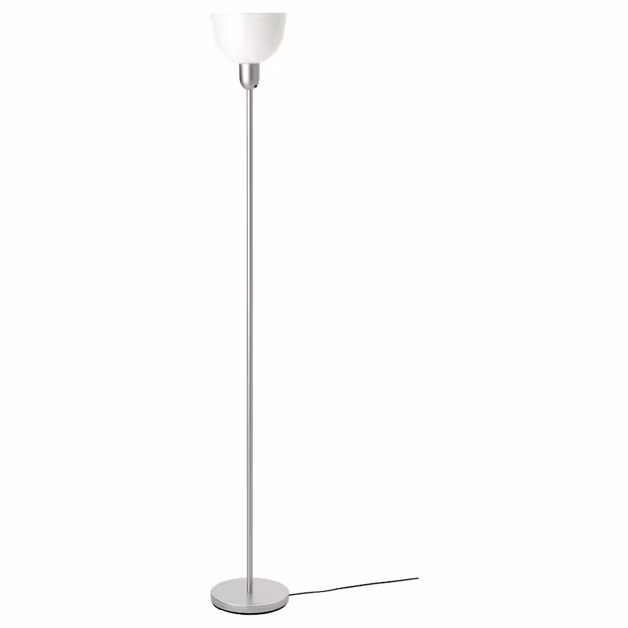 آباژور ایستاده ایکیا مدل HEKTOGRAM کد 804.777.29 رنگ نقره ای