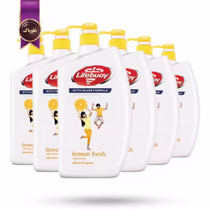 6 عدد شامپو بدن لایف بوی lifebuoy مدل لیمو تازه Lemon Fresh حجم 950 میلی لیتر  (اورجینال)