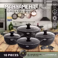 سرویس قابلمه 10 پارچه مهیا مهر مدل FORJ