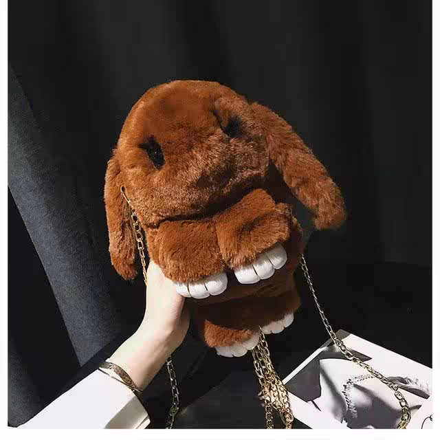کیف عروسکی مخملی کودک
