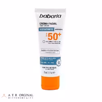 کرم ضدآفتاب مرطوب‌کننده باباریا مدل هیالورونیک SPF 50