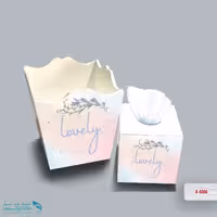 ست سطل و جا دستمال چوبی کودک طرح فرشته کوچولو کد A4066