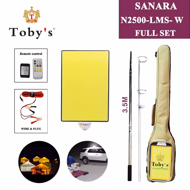 چراغ کمپینگ پایه دار توبیز مدل Sanara N2500-LMS-W