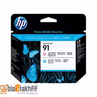 هد پلاتر hp-91 آبی روشن و قرمز روشن