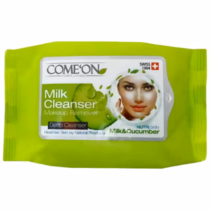 دستمال مرطوب تخصصی شیر پاک کن کامان