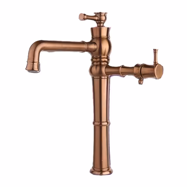 شیر ظرفشویی دو کاره راسان مدل الیزه رز گلد