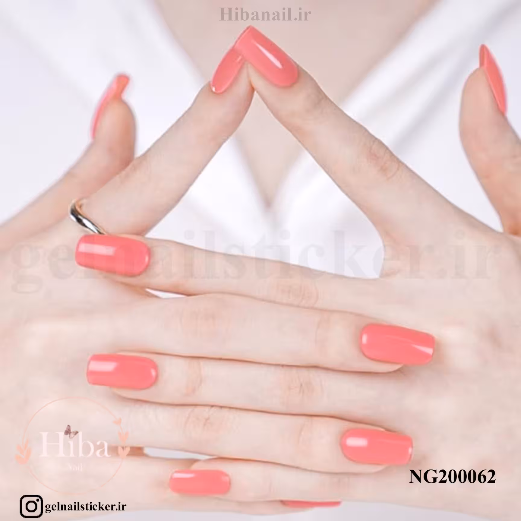 استیکر ژله ای کاشت ناخن (نیل رپ)_کد NG200062