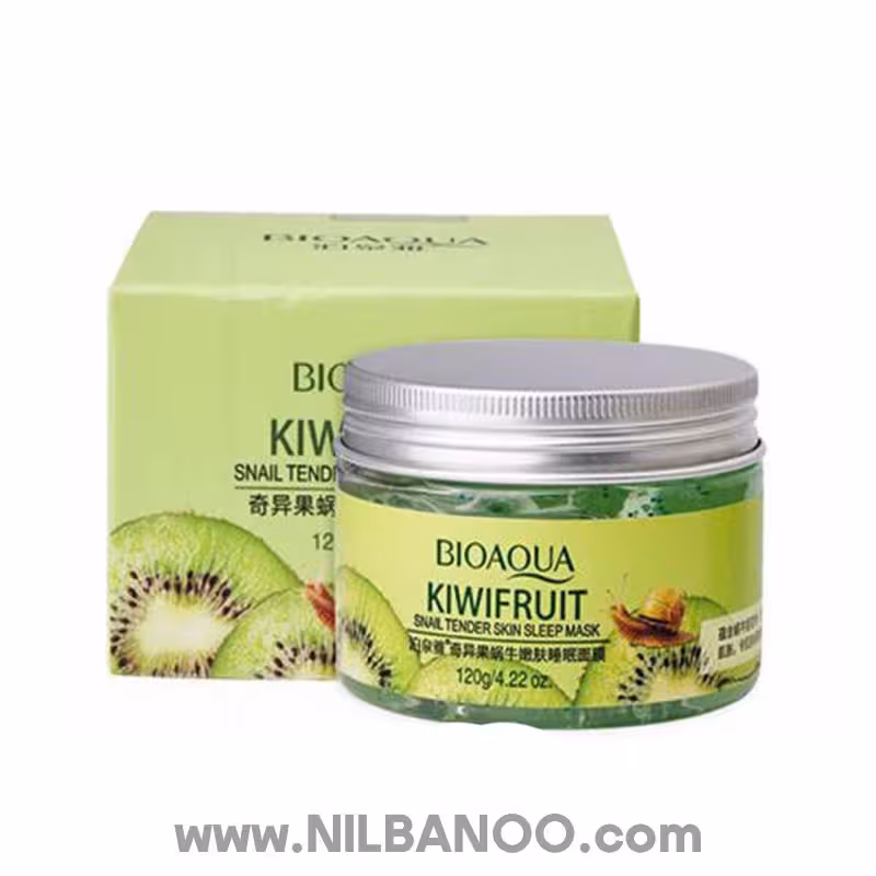 ماسک صورت شب بایو آکوا مدل کیوی وزن 120 گرم