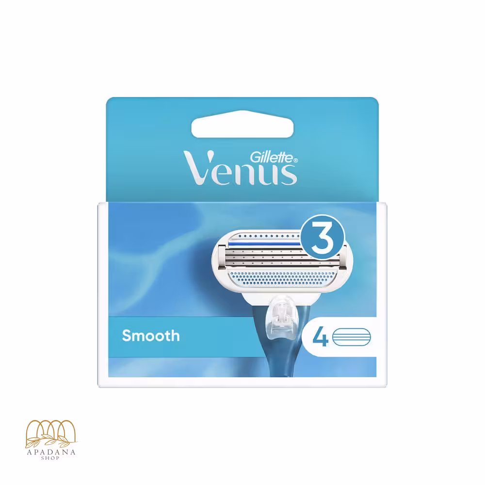 یدک تیغ اصلاح ژیلت ونوس 4 عددی Smooth