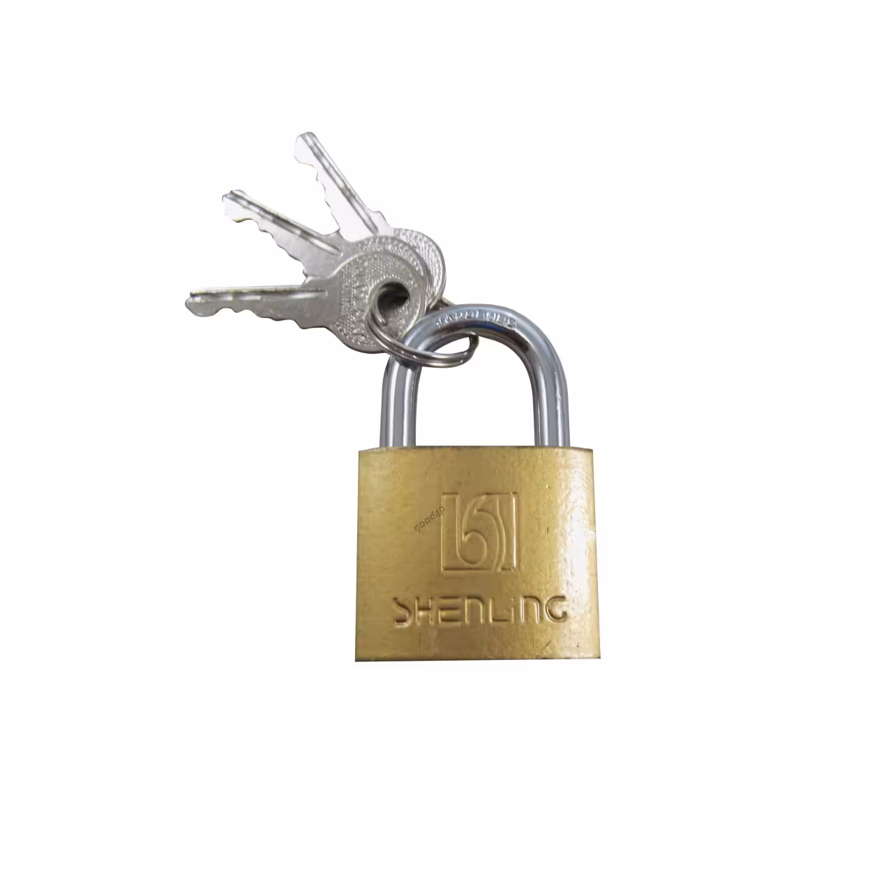قفل آویز سایز 32 طرح برنجی
