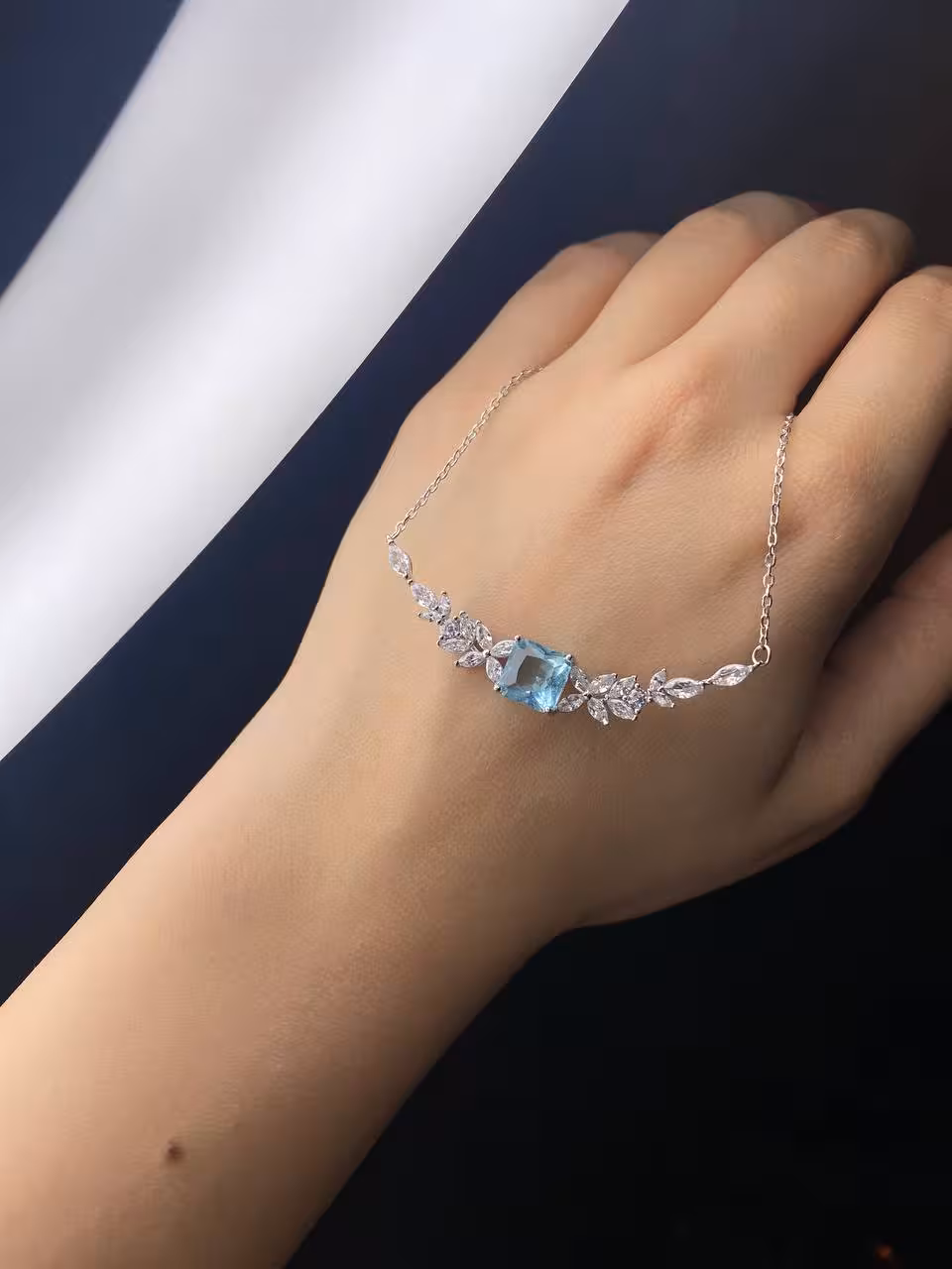 گردنبند وارداتی زنانه نقره کد 20267