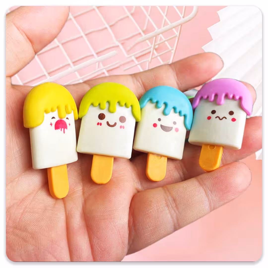 پاک کن طرح بستنی ایموجی