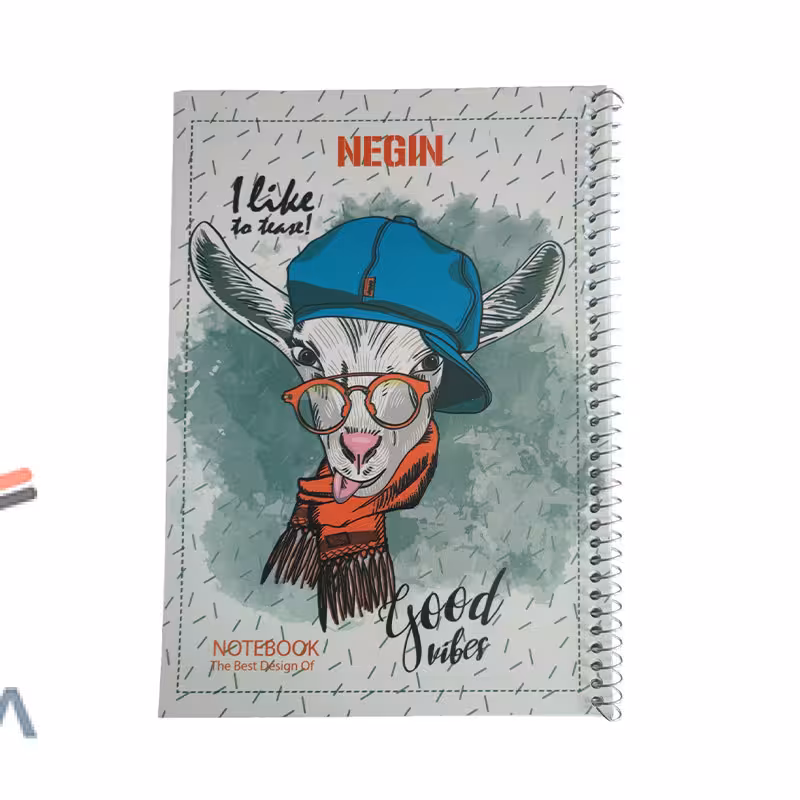 دفتر سیمی طلقی فانتزی 50 برگ