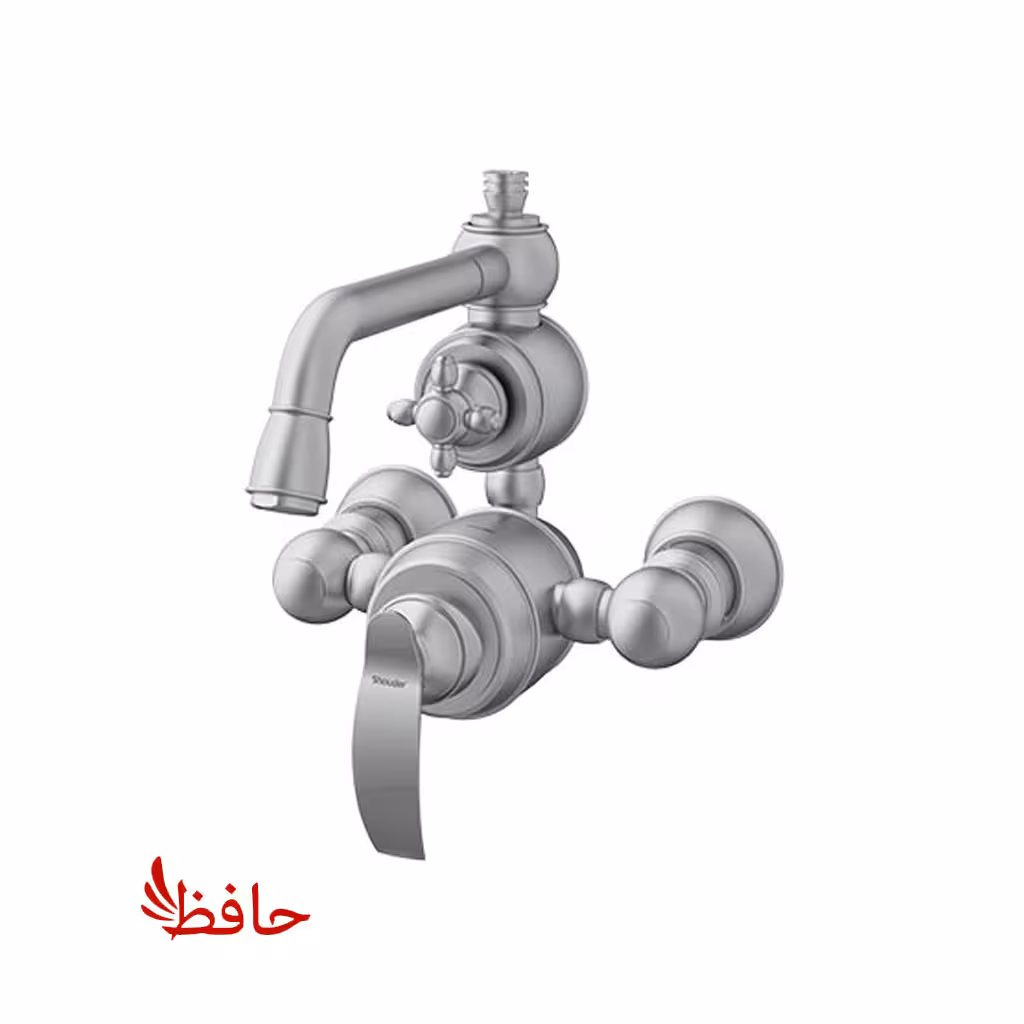 شیر حمام شودر مدل گلوریس کروم