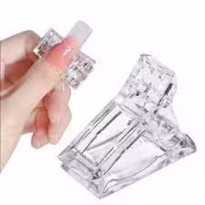 پینچر کریستالی کلیپسی ناخن (پینچر شیشه ای پلی ژل)