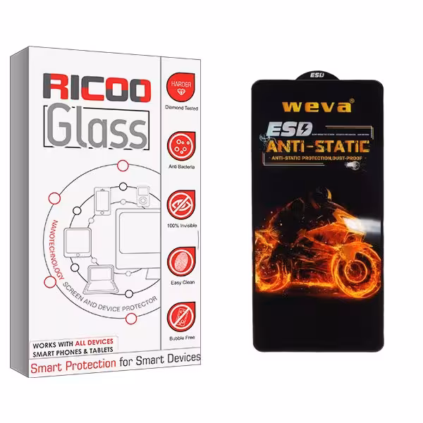 محافظ صفحه نمایش ریکو مدل RiC2 Weva ESD مناسب برای گوشی موبایل شیائومی Poco F2 Pro