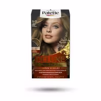 کیت رنگ مو شماره 01-8 پلت PALLETTE مدل دلوکس رنگ کاراملی روشن