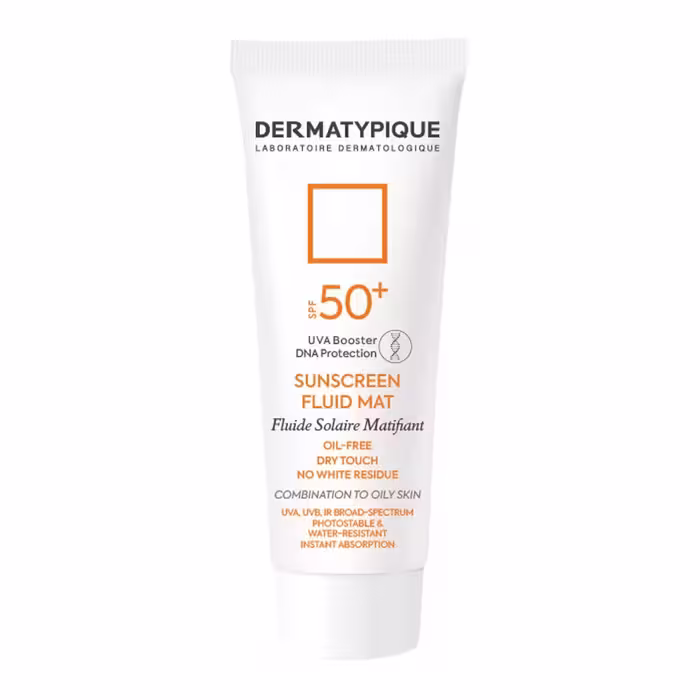 ضد آفتاب بی‌رنگ فاقد چربی  SPF50 درماتیپیک