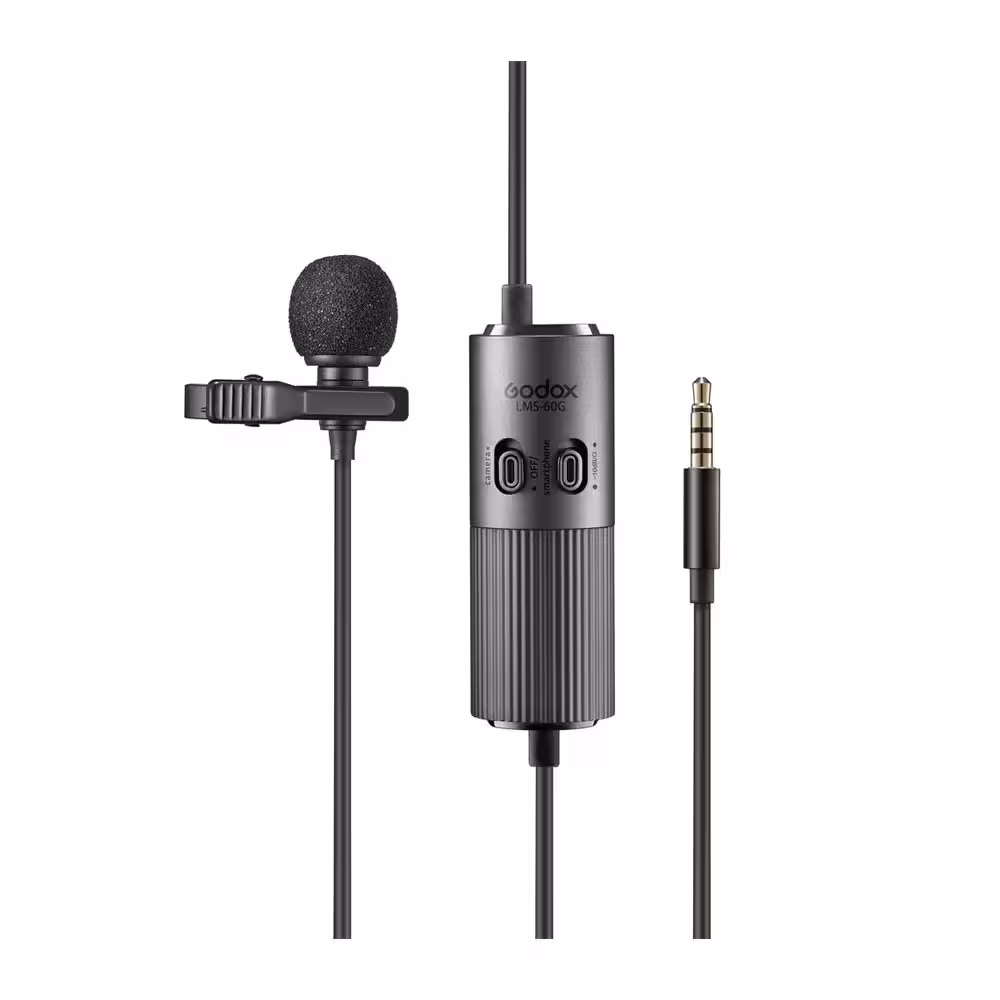 میکروفن گودکس GODOX LMS-60G Omnidirectional Lavalier Microphone